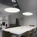 Ideal Lux Pendant luminaire SMARTIES BIANCO SP3 D40, 3 flames, E27, Ø 40cm, white