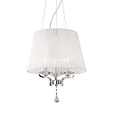 Pendant luminaire PEGASO SP3, 3 flames, E14, white