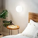 Wall luminaire MAPA BIANCO AP1 D20, E27, Ø 20cm, white