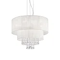 Pendant luminaire OPERA SP6, 6 flames, E27, white
