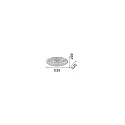 Ideal Lux Ceiling luminaire KING PL9, 9 flames, G9, 40W, chrome