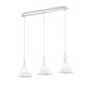 Pendant luminaire COCKTAIL SB3 SMALL, 3 flames, E14, white