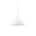 Pendant luminaire COCKTAIL SP1 BIG, 1 flame, E27, white