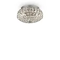 Ceiling luminaire KING PL3, 3 flames, G9, 40W, chrome