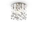 Ceiling luminaire MOONLIGHT PL8, 8 flames, G9, 40W, chrome