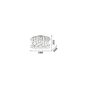 Ceiling luminaire MOONLIGHT PL15, 15 flames, G9, 40W