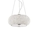 pendant luminaire PASHA SP6 6 flames E14 IP20, chrome