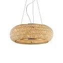 pendant luminaire PASHA SP10 10 flames E14 IP20, gold