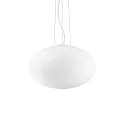 Pendant luminaire CANDY SP1 D40, E27, Ø40cm, white