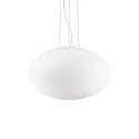 Pendant luminaire CANDY SP1 D50, E27, Ø50cm, white