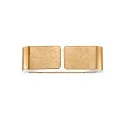 Wall luminaire CLIP AP2 SMALL ARGENTO, 2 flames, E27, gold