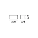 Wall luminaire REX-2 AP1, E27, anthracite
