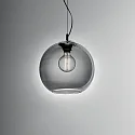 Ideal Lux Pendant luminaire NEMO FUME\' SP1 D50, E27, Ø 50cm, smoked glass