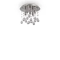 Ceiling luminaire MOONLIGHT PL5, 5 flames, G9, 40W, chrome