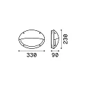 Outdoor luminaire MADDI-2 AP1 Wall luminaire, E27, white