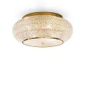 ceiling luminaire PASHA PL10 10 flames E14 IP20, gold 
