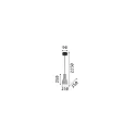 Pendant luminaire OIL-1 SP1, E27, concrete