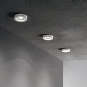 Ideal Lux Recessed spot BLUES ROUND, IP20, Ø 9.5cm, GU10 max. 50W, aluminium, white