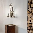 Ideal Lux Wall luminaire CHALET AP2, 2 flames, E14, beige