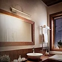 LED Picture lamp BOW AP114 Mirror luminaire, 114x 0,07W, antique brass
