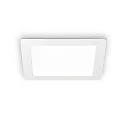 LED recessed area light GROOVE SQUARE, IP20, 11.8cm, 10W 3000K 890lm 110°, white