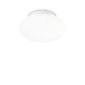 Outdoor wall / ceiling luminaire BUBBLE, Ø 33.5cm / H 17cm, 1x E27, aluminium / plastic