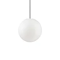 Outdoor pendant luminaire SOLE SMALL, IP44, Ø 30cm, E27, plastic