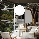Ideal Lux Outdoor pendant luminaire SOLE SMALL, IP44, Ø 30cm, E27, plastic