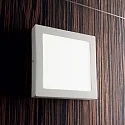 Ideal Lux LED wall / ceiling luminaire UNIVERSAL SQUARE, 22.5 x 22.5cm, 18W 3000K 1050lm, white