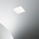 Recessed luminaire SAMBA SQUARE, IP20, GU10, plaster, paintable, opening 7 x 7cm