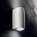 Ideal Lux Outdoor wall luminaire KEOPE AP2, Up/Down, IP55, incl. 2x GU10 3.5W 4000K, resin / acrylic, white