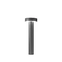 Outdoor floor luminaire TESLA SMALL, IP44, height 60cm, 4x G9 max. 15W, anthracite