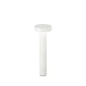 Outdoor floor luminaire TESLA SMALL, IP44, height 60cm, 4x G9 max. 15W, white