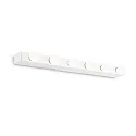 Mirror luminaire PRIVÈ, IP20, 6 flames, width 60.5cm, E14, white