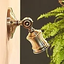 Wall / Ceiling spot BARBER, 1 flame, incl. GU10 LED 5W 3000K 400lm, adjustable, burnished metal