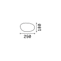 Outdoor luminaire SASSO, IP44, G9, with plug + earth spike, plastic opal