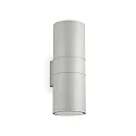 Outdoor wall luminaire GUN BIG, Up/Down, IP54, 2x E27, aluminium, grey