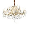 Chandelier NAPOLEON, 18 flames, Ø 96cm, E14, gold