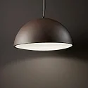 Ideal Lux Pendant luminaire FOLK, 1 flame, Ø 50cm, E27, rust look / white