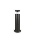 Outdoor floor luminaire TORRE BIG, IP44, height 60cm, E27, matt black / opal