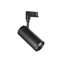 LED 3-phase track spot SMILE  CRi >90, UGR <19, 30W_CRi >90, 3000K 24°, black