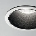 Ideal Lux Recessed LED luminaire GAME ROUND, IP20, 11W 3000K 850lm 36°, white / black reflector