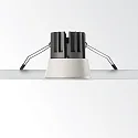 Ideal Lux Recessed LED luminaire GAME ROUND, IP20, 11W 3000K 850lm 36°, white / white reflector