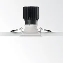 Ideal Lux Recessed LED luminaire GAME SQUARE, IP20, 11W 3000K 850lm 36°, white / white reflector
