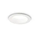 LED recessed spot BASIC WIDE, IP44, Ø 10.3cm, 10W 3000K 1000lm 85°, matt white