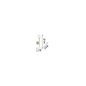 Ideal Lux Wall luminaire EQUINOXE, incl. G4 2W 3000K 170lm, metal / clear glass, chrome