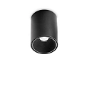 LED ceiling luminaire NITRO ROUND, 10W 3000K 900lm, black