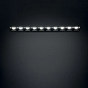 Ideal Lux LED ceiling luminaire LIKA TRIMLESS, recessed mounting, lenght 27.8cm, 20W 3000K 2200lm 29°, white / black