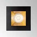 Ideal Lux Spring clip mountiung frame for LED recessed spot DYNAMIC, square, 10 x 10cm, black