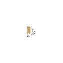 Ideal Lux Wall luminaire PAN, 2x E14 max. 40W, gold